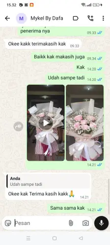 Testimonial Buket Bunga takalar
